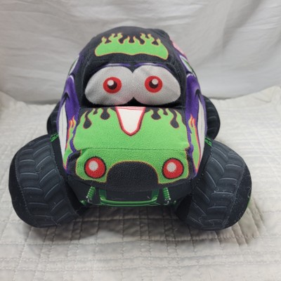 monster truck plush pillow