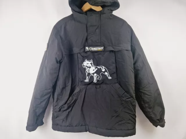 Amstaff Hekara Männer Windbreaker Jacket Black Gr. M / Half-Zipper Schwarz Top