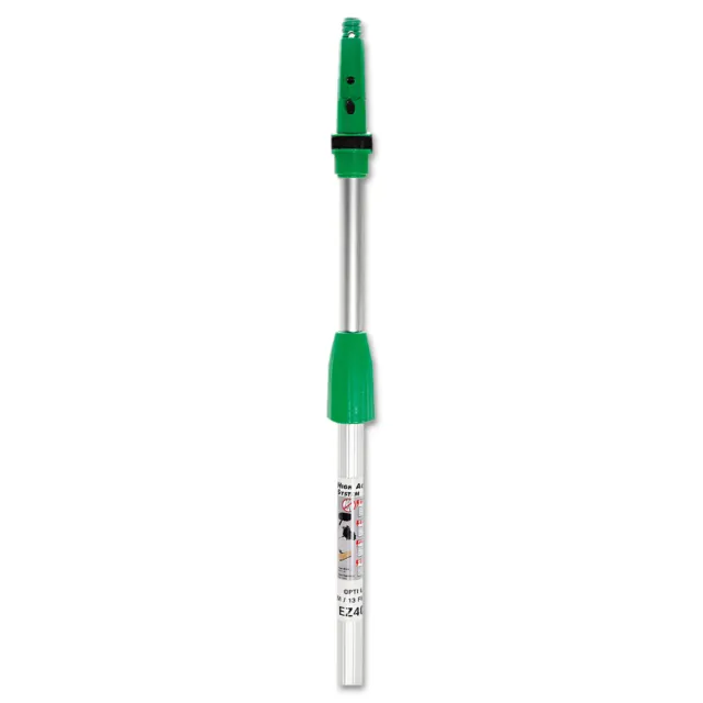 Unger Opti-Loc Aluminum Extension Pole 13ft Two Sections Green/Silver EZ400