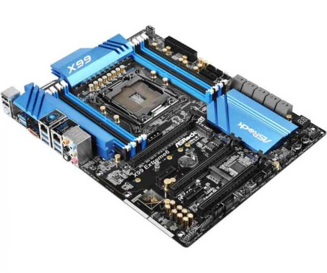 ASRock X99 Extreme 6 Motherboard Intel X99 DDR4 LGA 2011-3 M.2 ATX CMOS USB 3.1 2