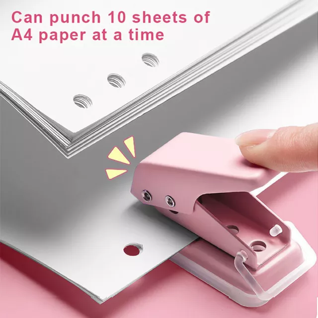 Einzelringloch Punch süßer Festpapier Punch tragbarer runder Loch Puncher
