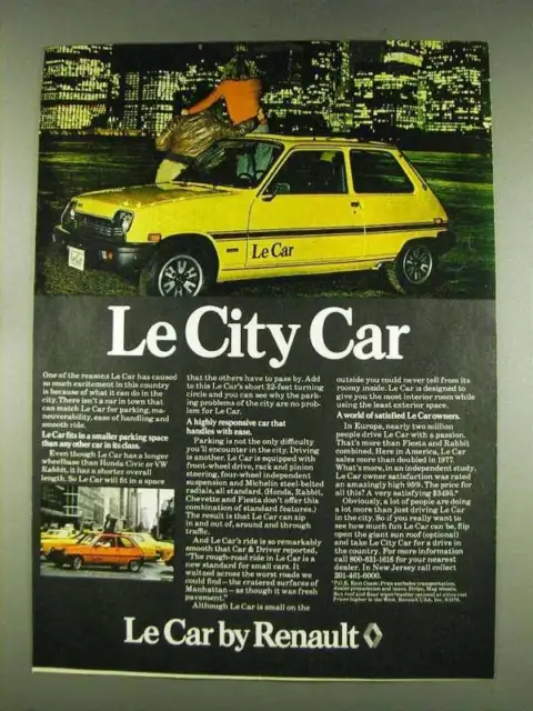 1978 Renault Le Car Ad - Le City car