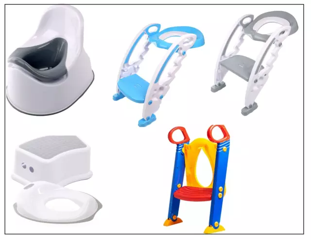 Toddler Toilet Training Ladder First Step Plastic Baby Potty, Toilet Seats,Stool