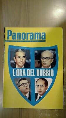 PANORAMA anno 1971 n° 272 Vintage politica Aldo Moro Fanfani Colombo Forlani 