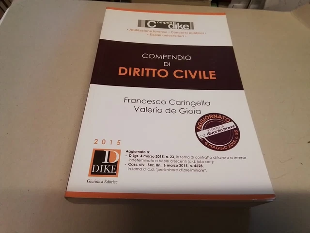 CARINGELLA/DE GIOIA, COMPENDIO DI DIRITTO CIVILE, 2015, 4f24