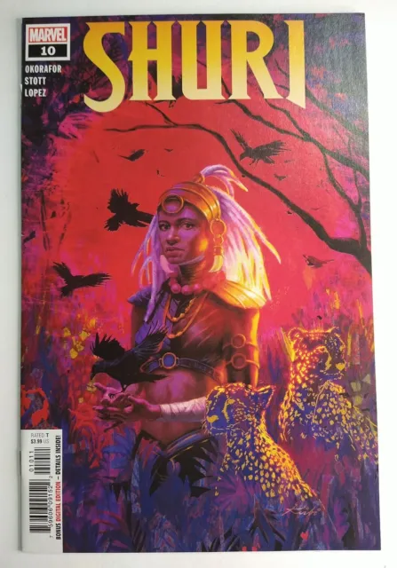 Marvel Comics Shuri #10 Final Issue, Low Print Run, Kirbi Fagan Cover VF/NM 9.0
