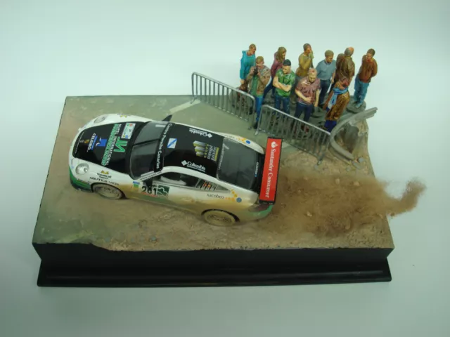 DIORAMA SLOT 1:32 Scalextric Porsche 911 Vallejo Rally Canarias SCX Maqueta RTR 2