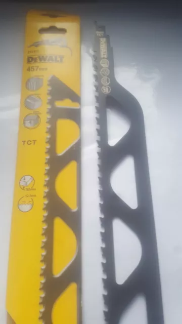 dewalt elu 457mm tct recip saw blade red brick fibre cement dcs380 dcs388 dc305