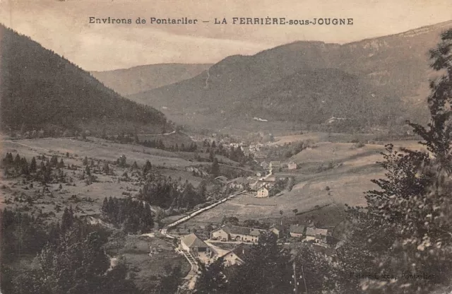 LA FERRIERE sous JOUGNE - vue générale