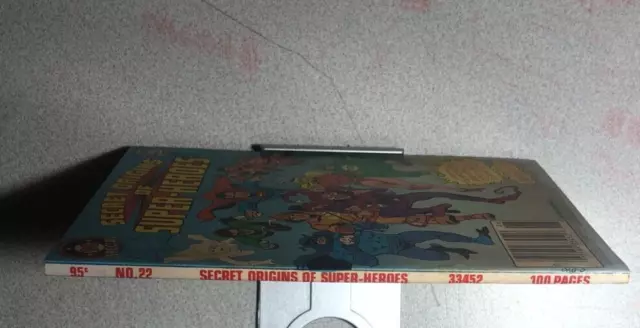 DC  COMICS SPECIAL DIGEST #22 (1982) Secret Origins of Super-Heroes VG+/FINE- 3
