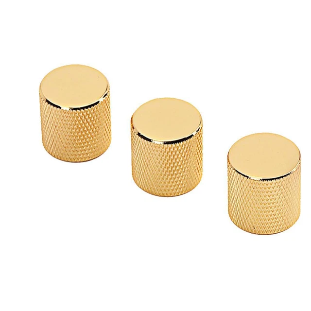 3 boutons guitare et basse tonalité et volume métal boutons de commande