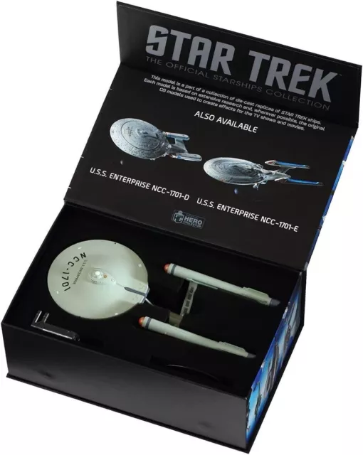 STAR TREK TOS XL Enterprise NCC-1701 Deluxe Collector Edition Box 11" Eaglemoss 3