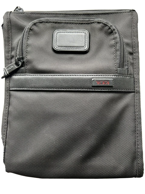 TUMI - Alpha 3 Small Pocket Crossbody Bag Black Perfect Condition