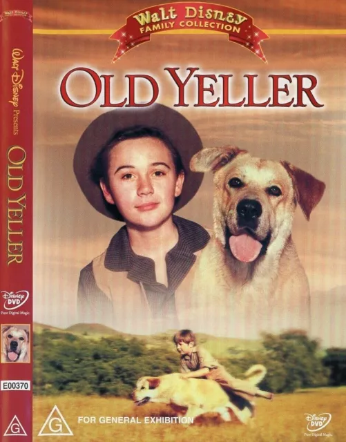 Old Yeller DVD (Region 4) VGC Walt Disney Family Collection  t179