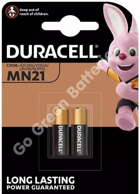 10 x piles alcalines Duracell MN21 A23 12V 23A LRV08 K23A E23A V23GA 12 volts 3