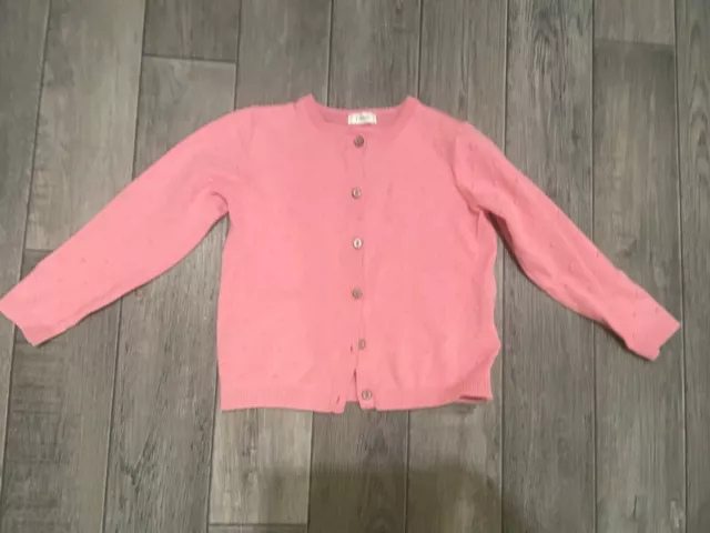 Next Girls Pink Cardigan Age 3-4 Years