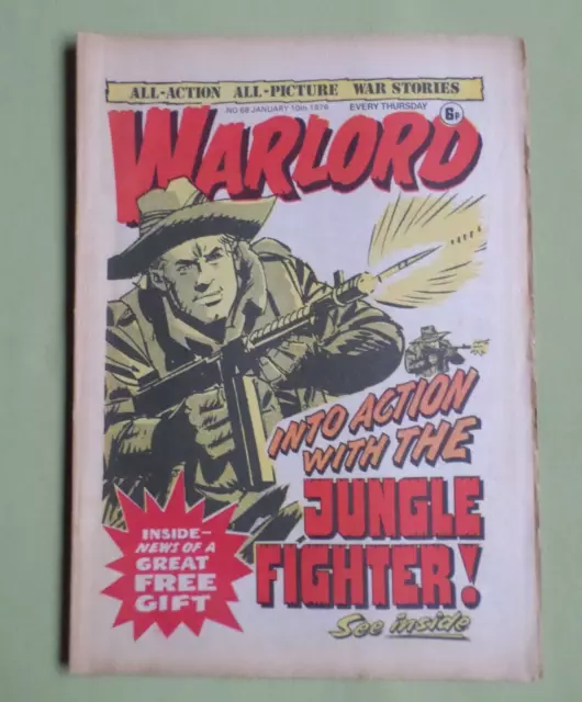 Warlord  - Uk Vintage  Boys Comic - 10 Jan 1976   #68