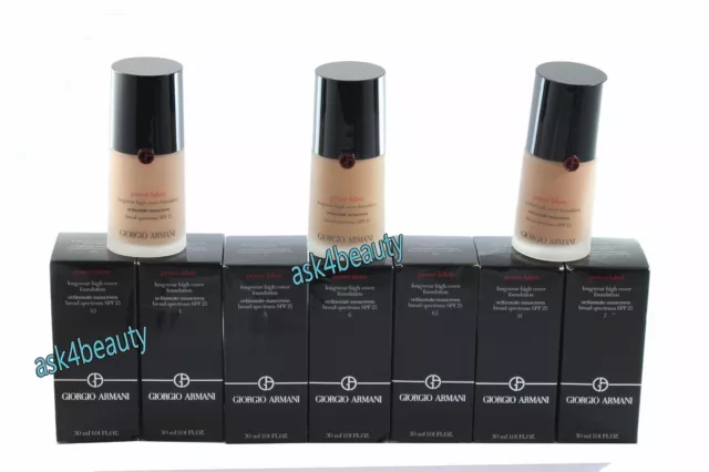 Giorgio Armani Power Fabric Longwear Foundation Choose Shade NIB