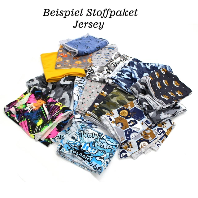 Rimasugli Stoffa Pacchetto Per Cucire Merce Al Chilo Nähstoffe Jersey Cotone 10