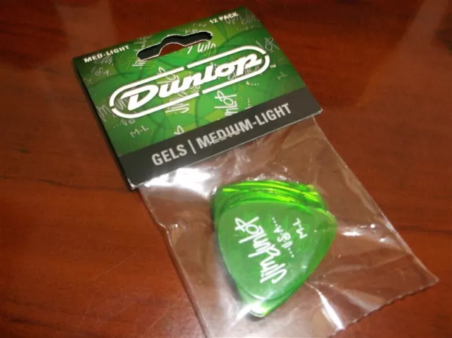 NEW Dunlop Gel Guitar Picks (12) - MEDIUM LIGHT, 486PML