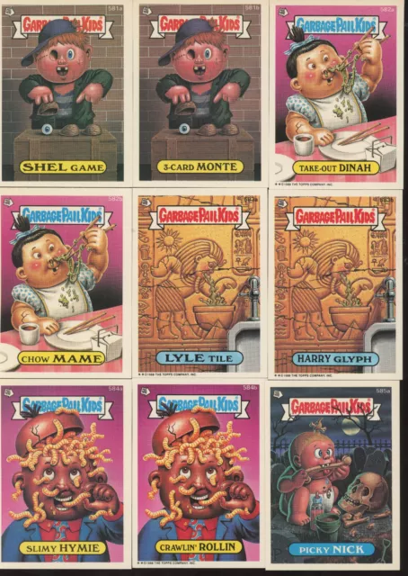1988 Topps Garbage Pail Kids GPK Series 15 Partial Set Lot of 77 All Different