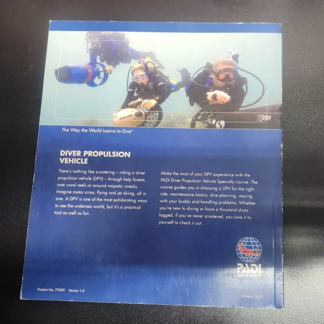 PADI Diver Propulsion Vehicle Specialty Manual 3