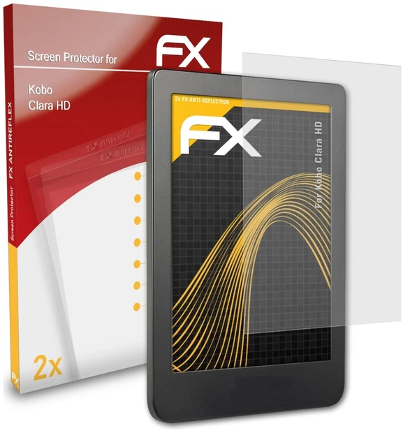 Protection D'écran AtFoliX FX-Clear Pour Kobo Aura One - Film Ultra-transparent 6H Anti-rayures, Facile à Appliquer