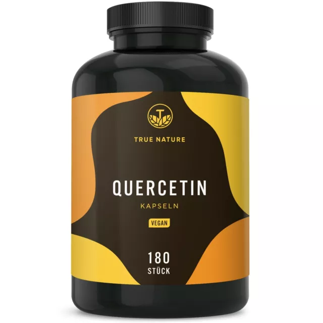 Quercetin - 180 Kapseln (500mg) - Japanischer Schnurbaum-Extrakt - TRUE NATURE®