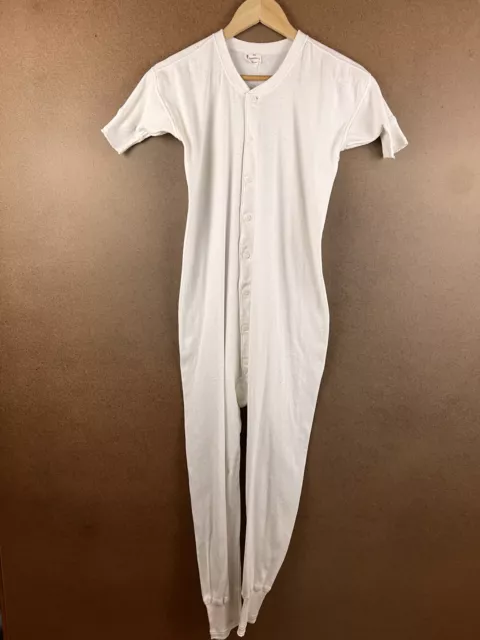 VTG 50s 60s JCPenney Towncraft Short Sleeve Union Suit Pajamas 46 USA