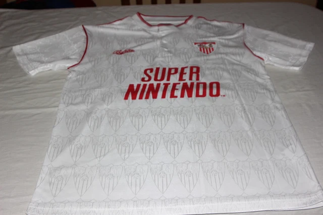 Maillot Réédition Sevilla FC Vs Galatasaray 1992-93 - Avant Runner 10 Maradona - Taille L