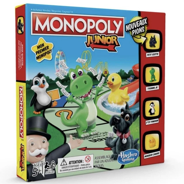 Jeu Monopoly Coffre-fort Hasbro - Version Avec Coffre Pour Cacher L'argent, Neuf Sous Boîte