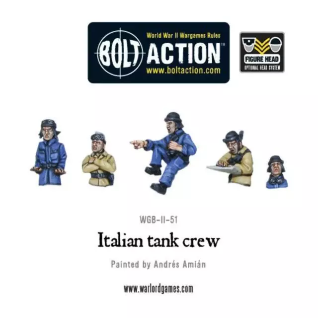 Bolt Action - Italian tank crew - Warlord Games