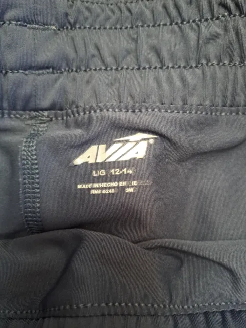 WOMENS AVIA ATHLETIC Shorts Gray With Spandex Liner And 2 Pockets Large ...
