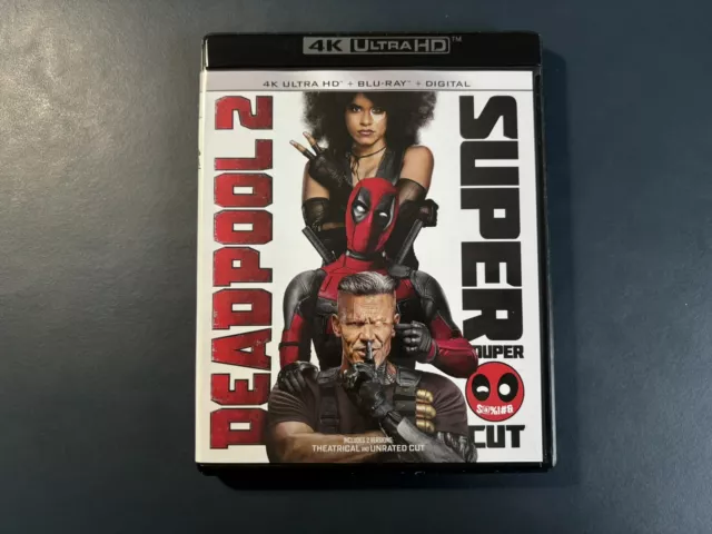 Deadpool 2 Super Duper Cut 4 Disc Set - 4k Ultra HD + Blu-ray, 2018 - No Digital