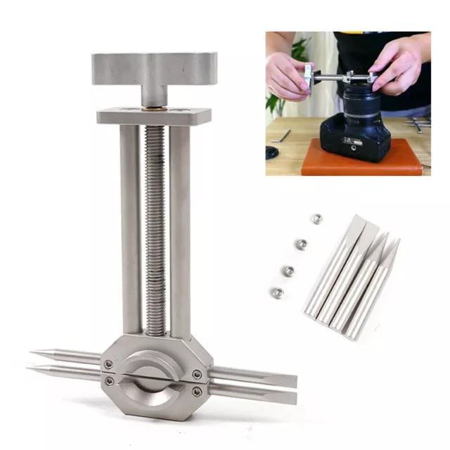 Stainless Steel Pro Spanner Wrench For Camera Lens Vise Repair Opening Tool Kit