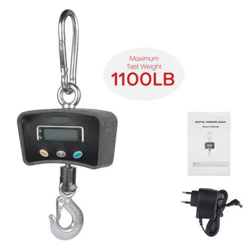LCD Digital Hanging Scale Portable Industrial Weighing Heavy Duty Crane Scale