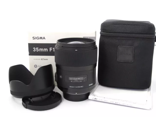 Sigma ART 35mm 1.4 DG Objektiv Nikon Vollformat Gewährleistung 1 Jahr