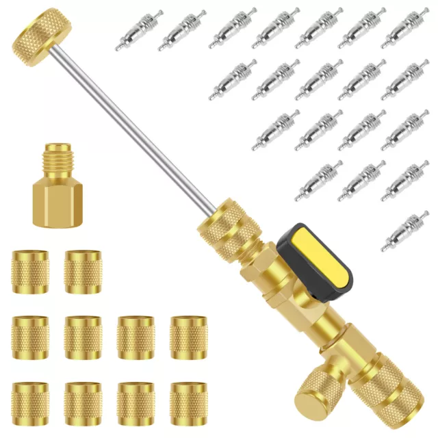VALVE CORE REMOVAL Tool For R410 R32 And Refrigeration 1/4,5/16 Port