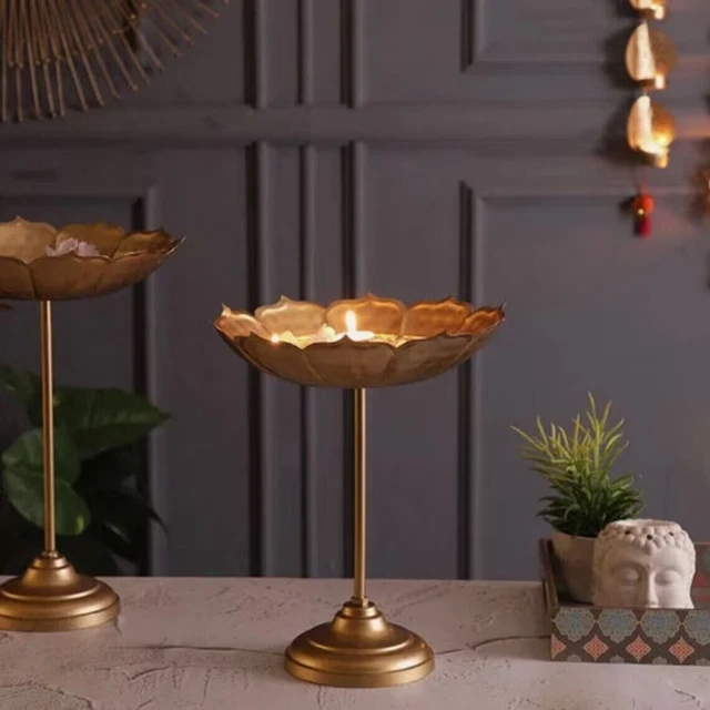 Urli Set Stand Decor For Festival  Decoration Urli Bowl -Event wedding, Diwali