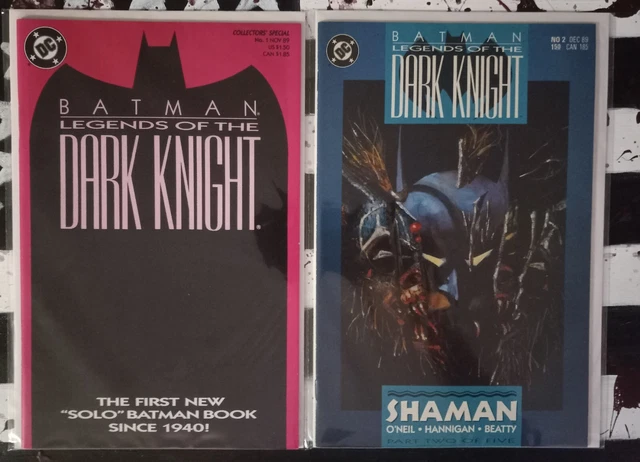 BATMAN LEGENDS OF THE DARK KNIGHT No's.1-10 - DC COMICS - LOT OF 10