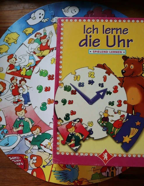 Ich lerne die Uhr __ Lernspiel / Uhrzeit / Puzzle