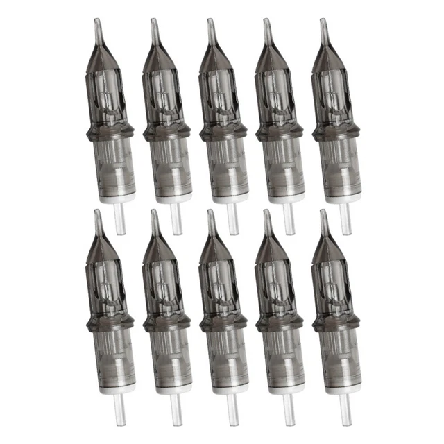 10pcs Disposable Tattoo Needles 0.35mm Liner for Permanent Lip Eyebrow Makeup FS