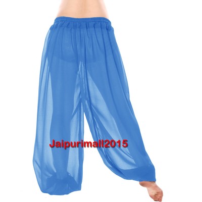 Avoria Raso Harem Ventre Danza Costumi Yoga Pantalone Alto Split ALADDIN Largo S18-2 
