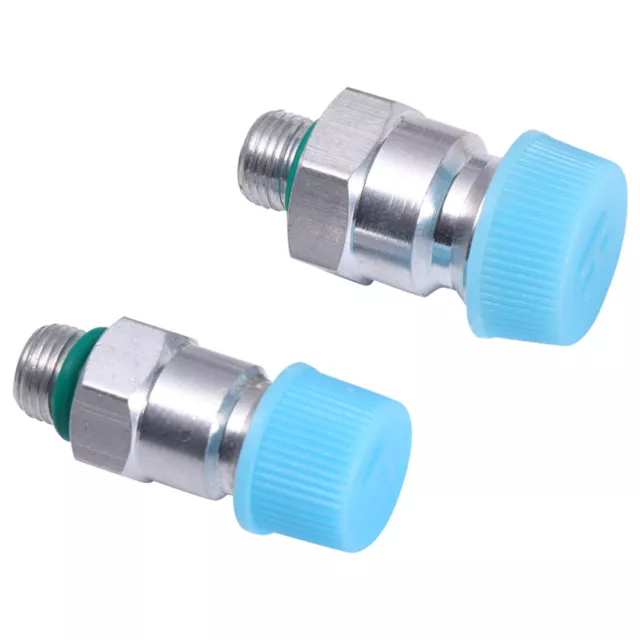 2 Pcs Car Quick Coupler Pneumatic Fitting Low Universal Gas Nozzle