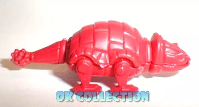 VECCHIO COMPONIBILE ANCIEN MONTABLE OLD KINDER FERRERO _ k92n54 dinosauro rosso