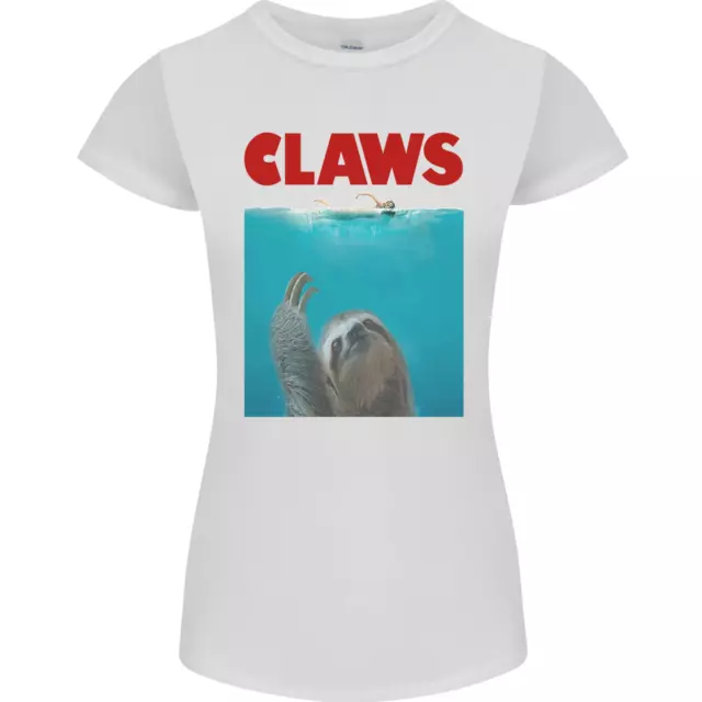 T-shirt donna Claws Funny Sloth parody