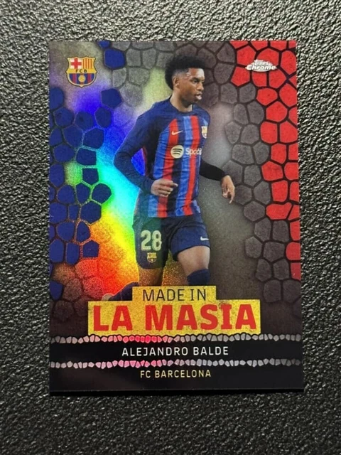 2023 TOPPS CROMATO Barcelona Made in La Masia #LA-13 Alejandro