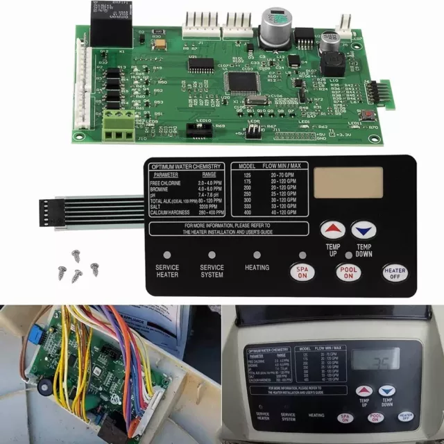 Replacement Control Board Kit for Pentair MasterTemp LP Easy Installation