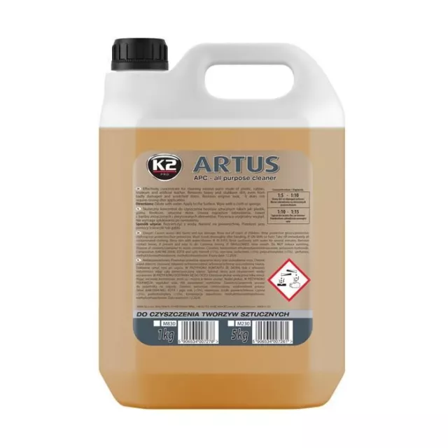 ARTUS M230 High quality Concentrated plastic cleaner K2 5l