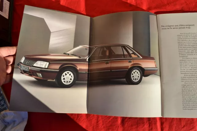 Catalogue / brochure publicitaire OPEL SENATOR de 09/1984 (En Français) 3